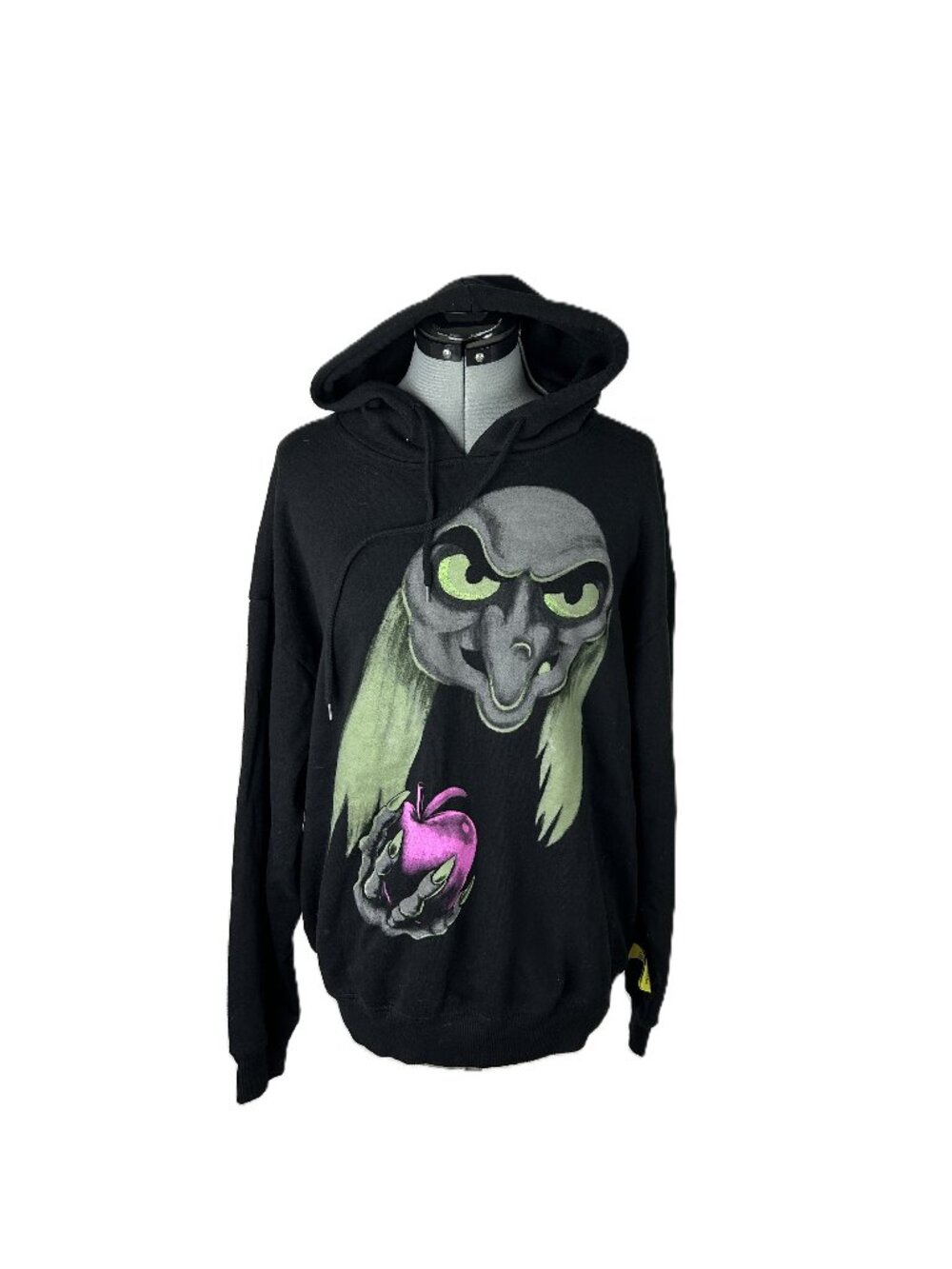 Disney Villains + Heidi Klum Evil Queen w/Apple glow in the dark Hoodie M